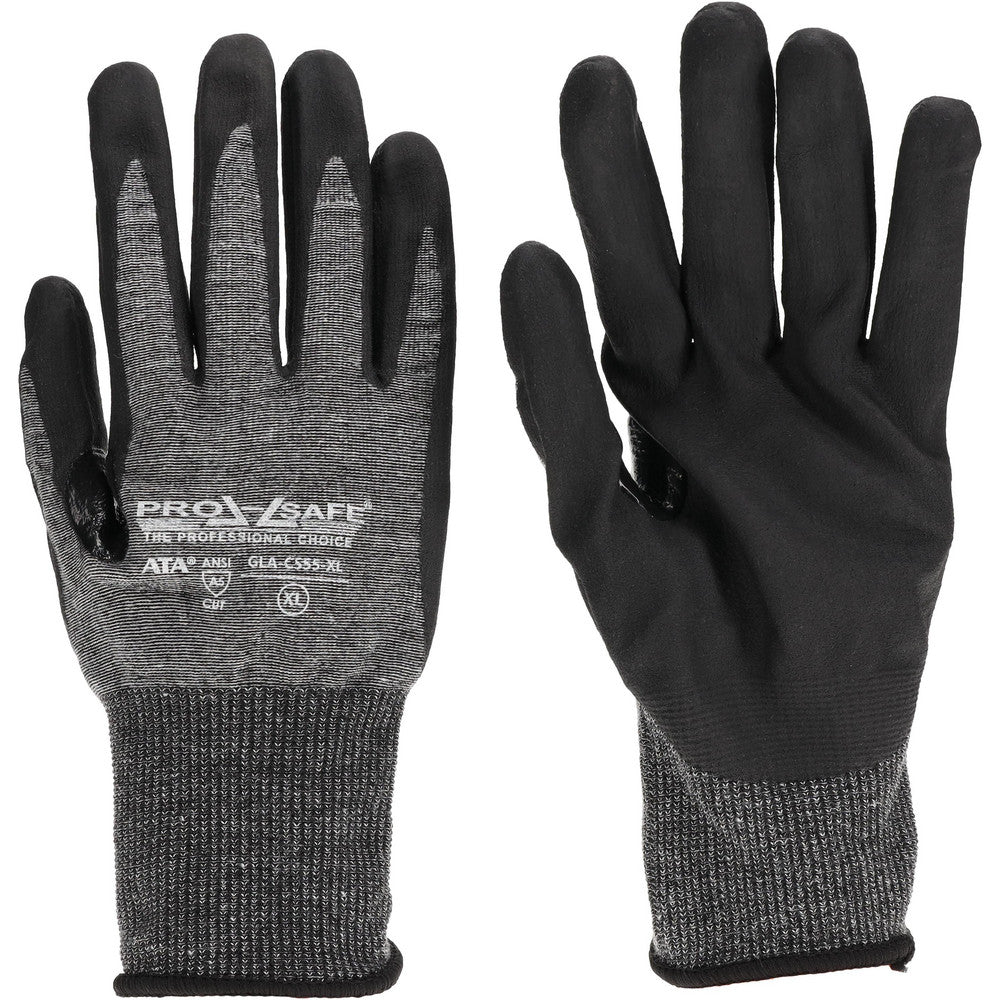 PRO-SAFE GLA-C555-XL Cut-Resistant Gloves PRO-SAFE Size X-Large, ANSI Cut A5, Micro-Foam Nitrile, ATA & HPPE