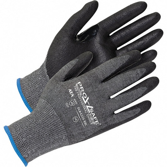 PRO-SAFE GLA-C555-2XL Cut-Resistant Gloves PRO-SAFE Size 2X-Large, ANSI Cut A5, Micro-Foam Nitrile, ATA & HPPE