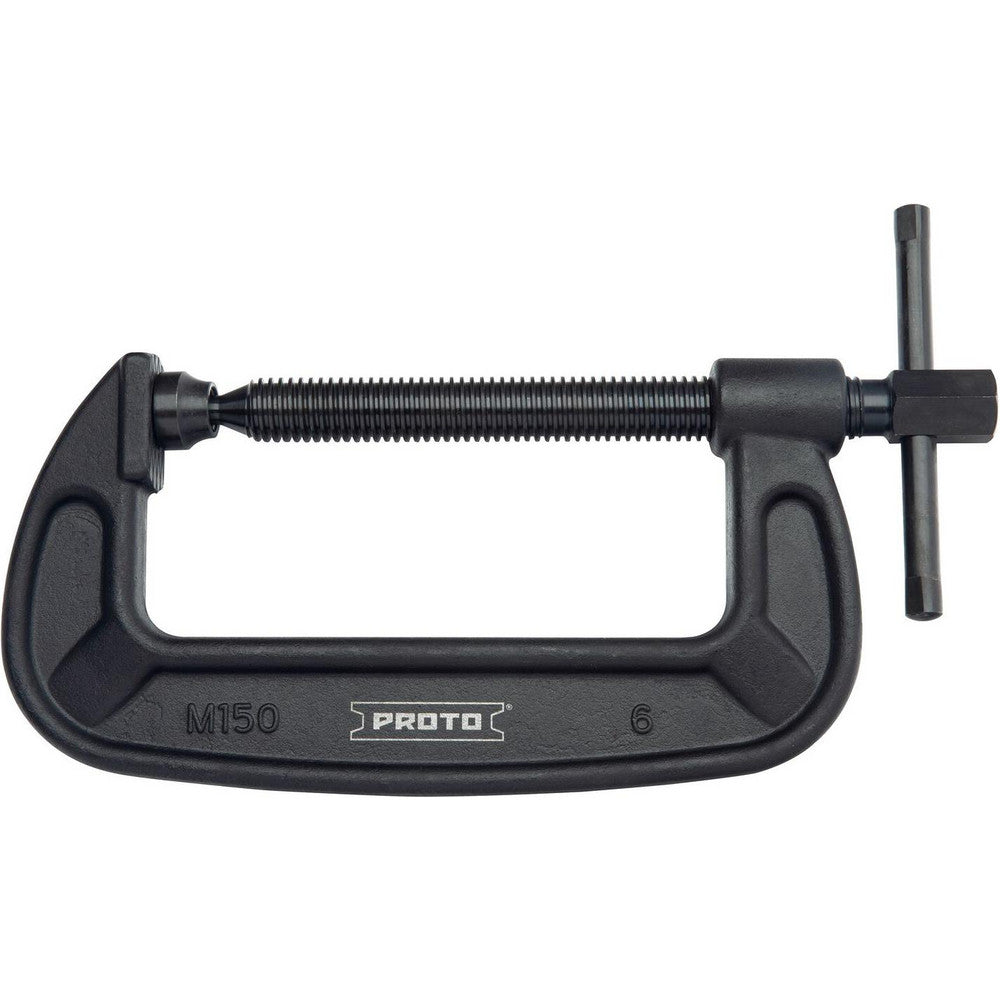 Proto J406A C-Clamps Clamp Type C-Clamps  Body Material Steel  Anvil Material Steel  Application Strength Extra Heavy-Duty  Clamping Pressure 6600lb  Throat Depth Style Standard Depth
