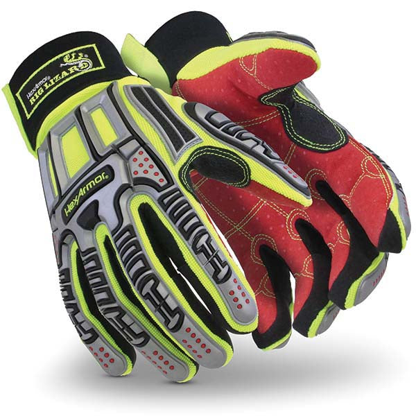 HexArmor 2028X-L (9) Cut & Puncture-Resistant Gloves Size L, ANSI Cut A6, ANSI Puncture 4, Synthetic Leather