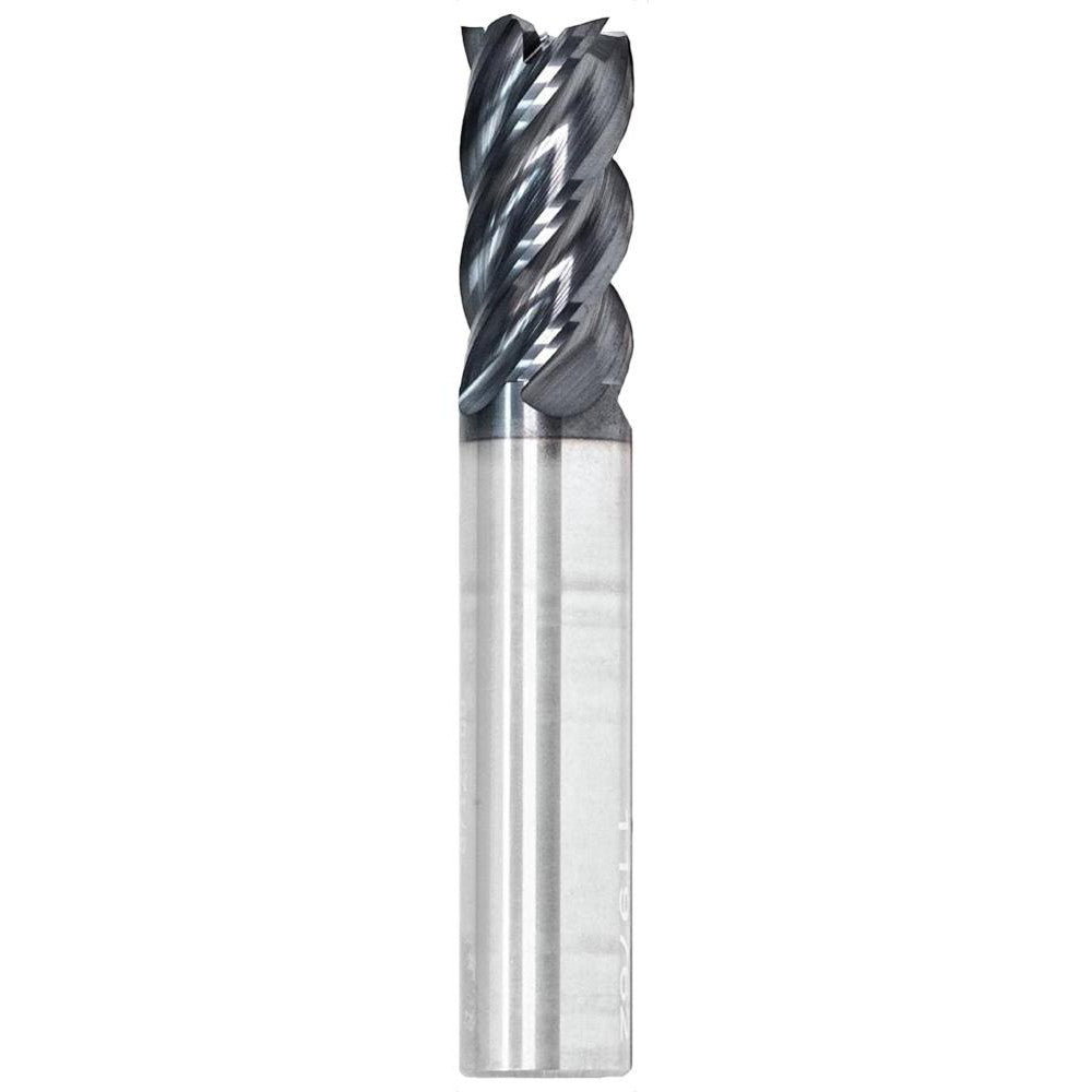 GWS 121343 Corner Radius End Mill 3/16" Dia, 3/4" LOC, 0.06" Radius, 5 Flutes, Solid Carbide