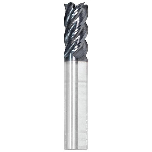 GWS 121315 Corner Radius End Mill 3/8" Dia, 7/8" LOC, 0.03" Radius, 5 Flutes, Solid Carbide