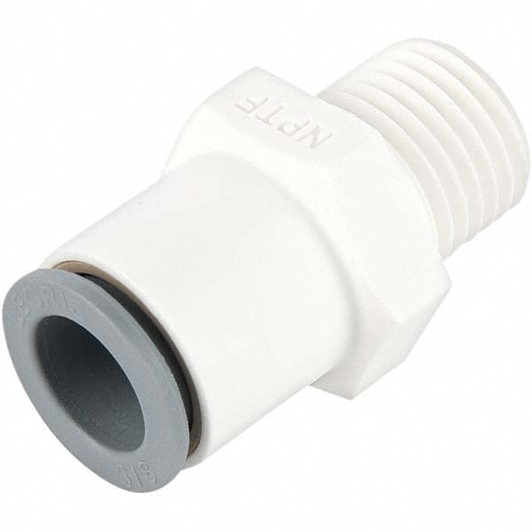Parker 6505 60 11WP2 Push-To-Connect Tube Fitting Connector, 3/8 x 1/8" OD
