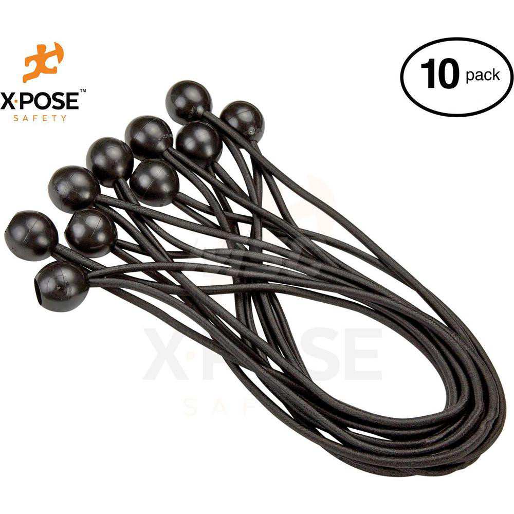 Xpose Safety BB-9B-10-X Bungee Cord Tie Down Ball, Non-Load Rated