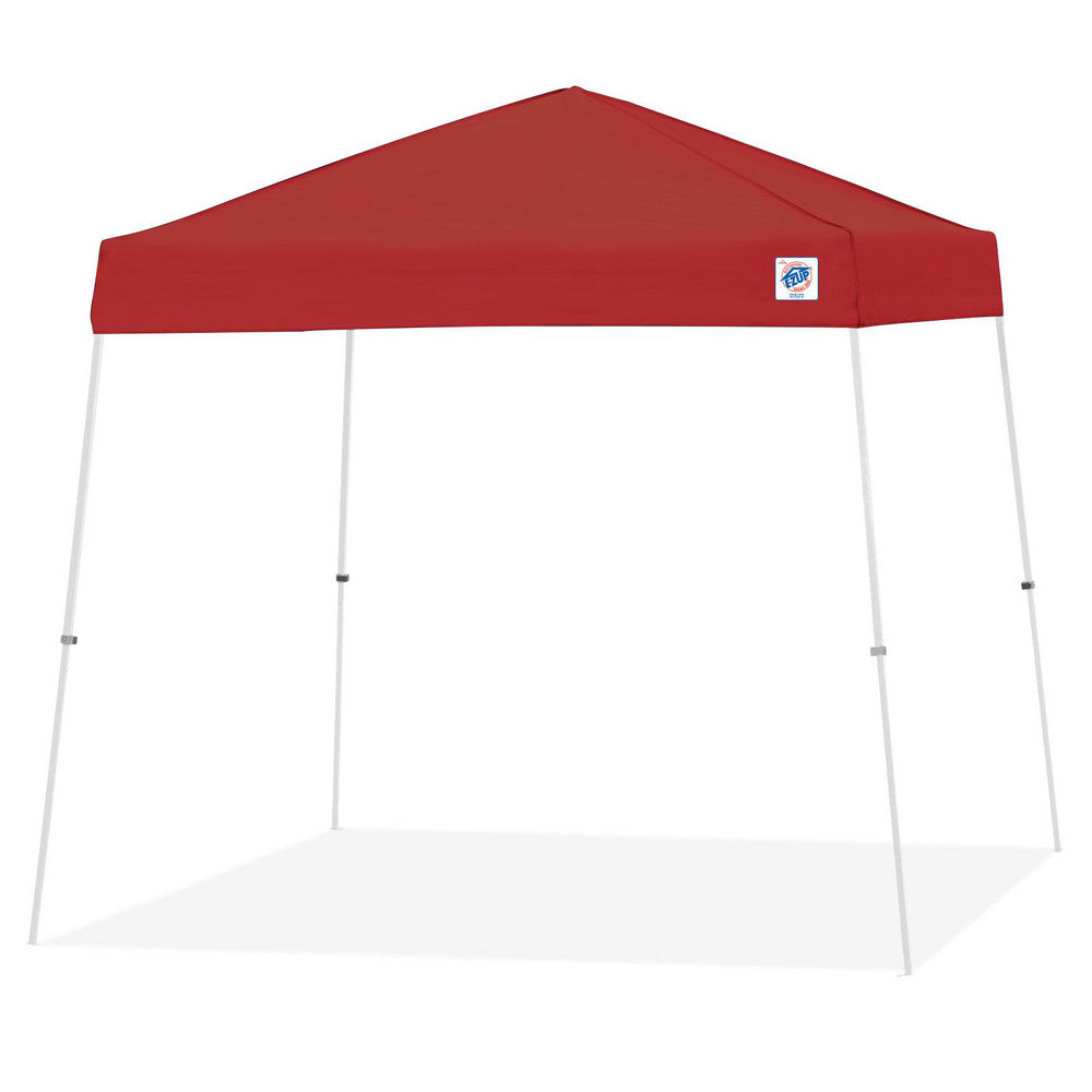 E-Z UP VS2910MCRD Red Vista Canopy , 10 ft Wide, 10 ft High