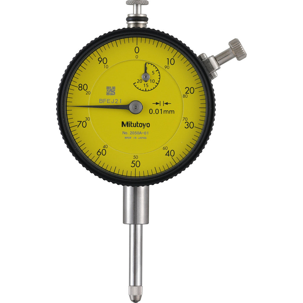 Mitutoyo 2050A-01 Dial Drop Indicator 0.0000 to 0-100 Dial Reading, 0.01 mm Accuracy 0.0100 mm Dial Graduation