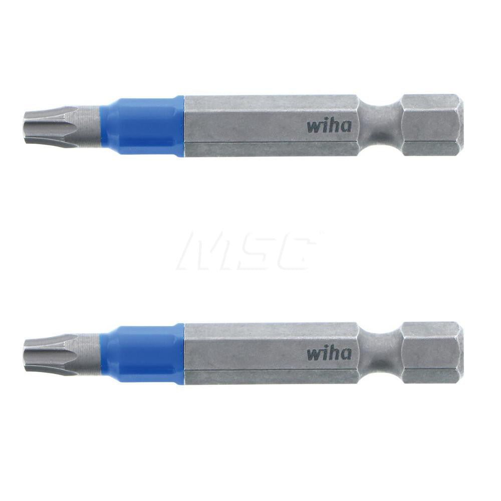 Wiha 70219 Power Screwdriver Bit T20 Torx, 1/4" Hex Drive