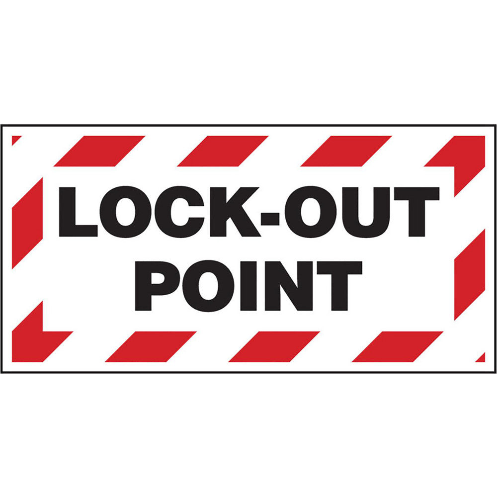 Brady 151254 COVID-19 & Energy Isolation Sign "LOCK-OUT POINT"
