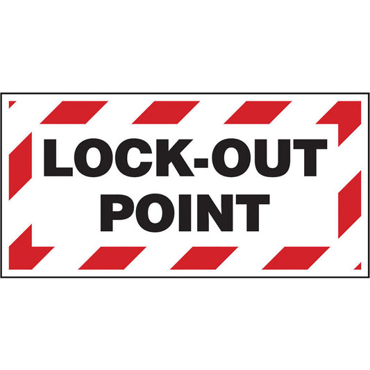 Brady 151254 COVID-19 & Energy Isolation Sign "LOCK-OUT POINT"