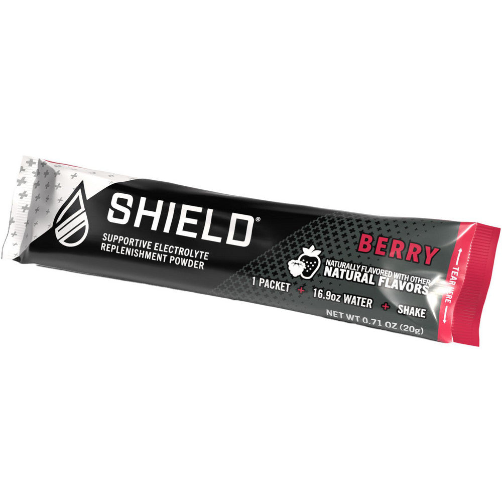 Shield 02-01-01-100-BR Activity Drink 0.45 oz, Packet, Berry, Powder, Yields 16.9 oz