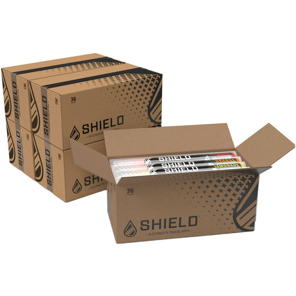 Shield 02-04-01-36-MX Freeze Pop Drink SHIELD, 3 oz Pouch, Assorted Flavors, Freeze Pops