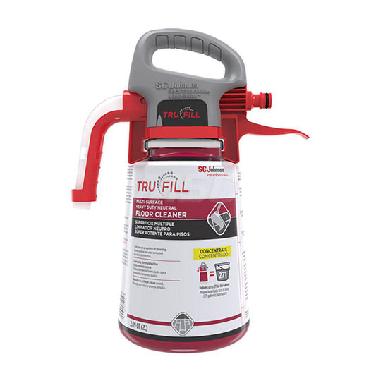 SC Johnson Professional 684501 TruFill Heavy Duty Neutral Floor & Surface Cleaner Starter Pack, 2L