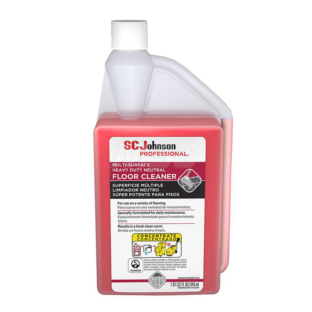 SC Johnson Professional 680081 Heavy Duty Neutral Floor & Surface Cleaner, 32 oz, 6/case