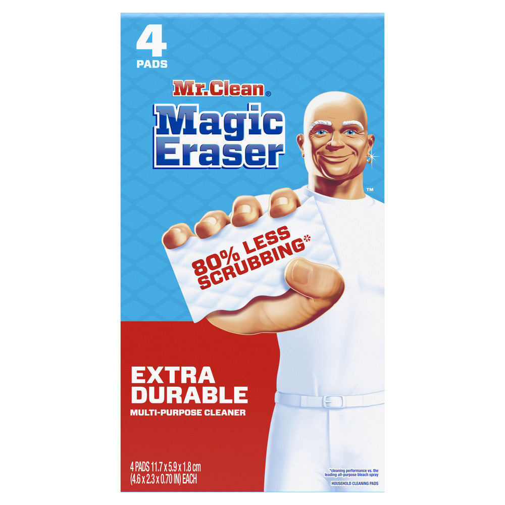Mr. Clean PGC82038 Mr. Clean Magic Eraser Extra Durable Scrubber, 4 Count