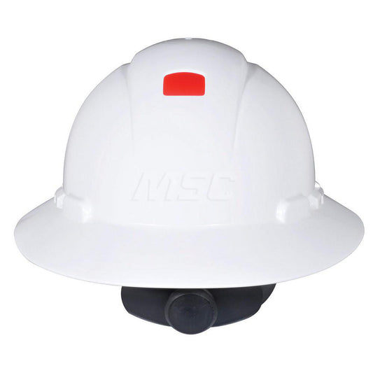 3M 7100240027 Hard Hat Construction, Electrical Protection, Heat Protection, High Visibility & Impact Resistant, Full Brim, Type 1, Class G & E, 4-Point Suspension