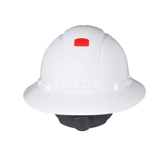 3M 7100240028 Hard Hat Construction, High-Visibility & Impact-Resistant, Full Brim, Class C, 4-Point Suspension