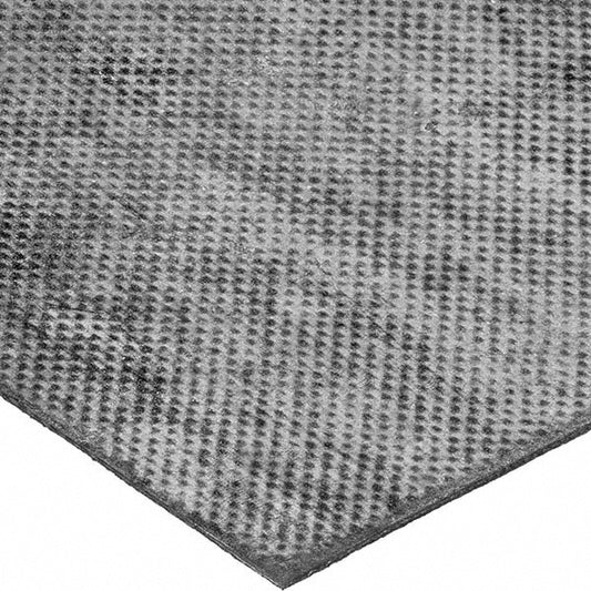 USA Industrials BULK-RS-NNFR70-6 Rubber Sheet Nylon-Reinforced Neoprene, 1/8" Thick, 12" Wide, 1' Long, Black