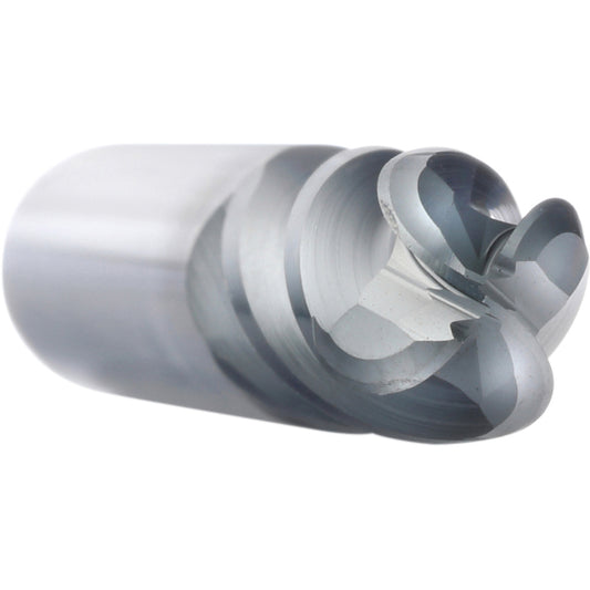 Supermill 5253240 Ball End Mill 1/4" Dia, 1-1/8" LOC, 4 Flute, Solid Carbide