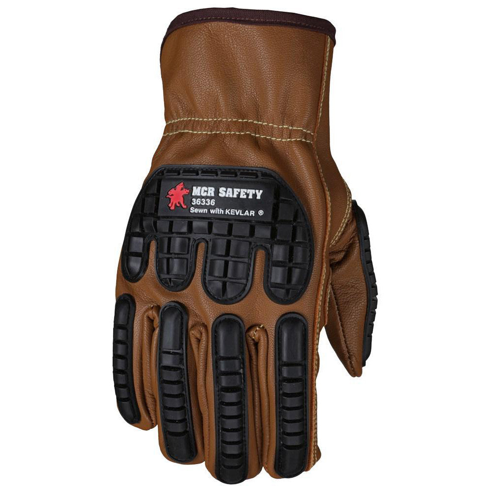 MCR Safety 36336XL Work Gloves MCR Safety 36336, Size X-Large, Goatskin Leather Lined, Goatskin Leather, General Purpose