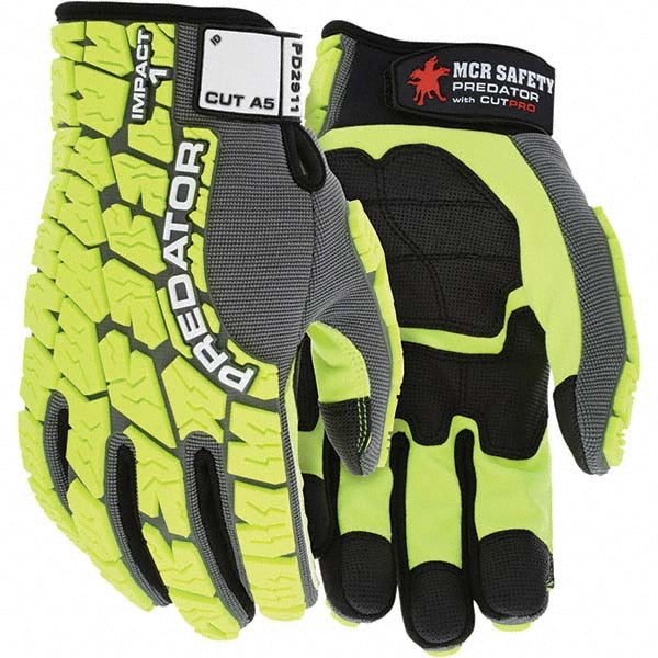 MCR Safety PD2911XL Cut, Puncture & Abrasion-Resistant Gloves Predator® PD2911, Size X-Large, ANSI Cut A5, ANSI Puncture 5, Synthetic, Leather & Spandex