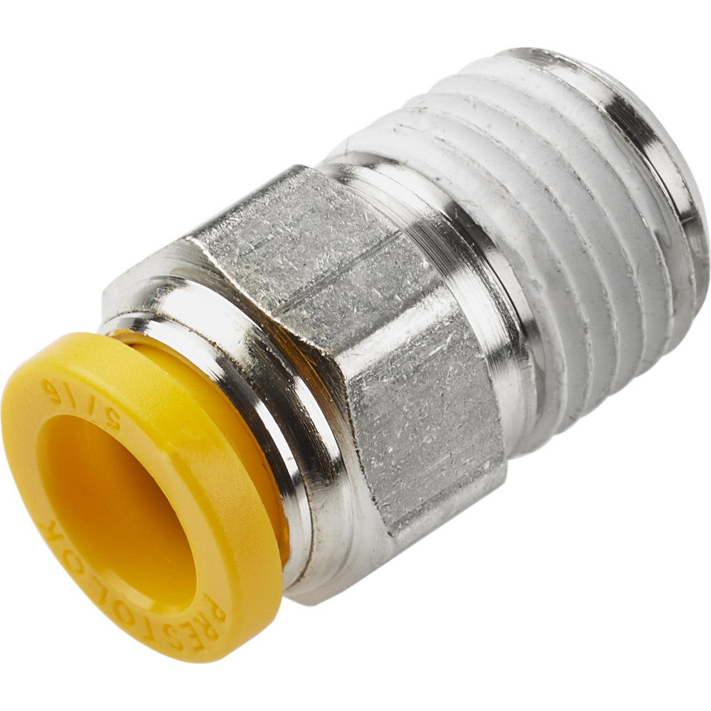 Parker W169PLP-8M-6R Push-To-Connect Tube to Male Tube Fitting 90 &deg Swivel Male Elbow, 3/8" Thread