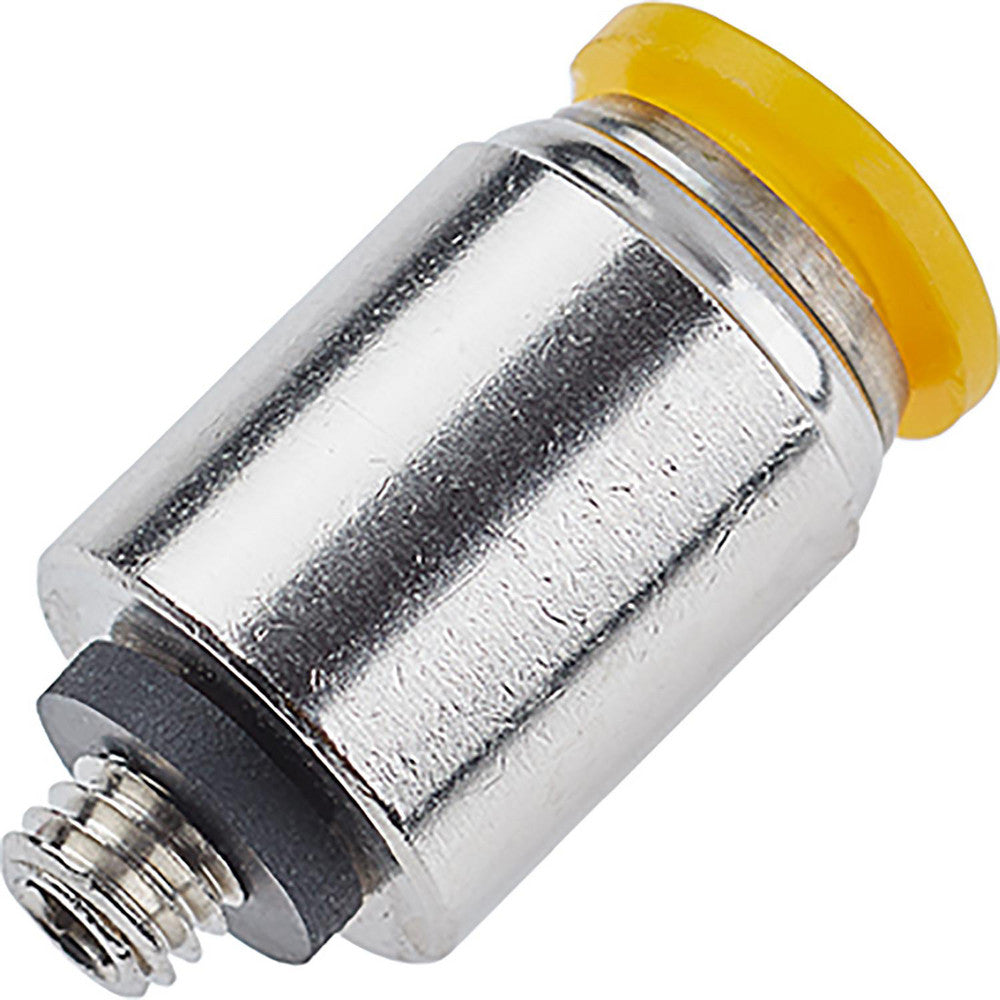 Parker 68PLPR-4M-M5 Push-To-Connect Tube to Male Tube Fitting Male Connector, Straight, M5 x 0.8 Thread