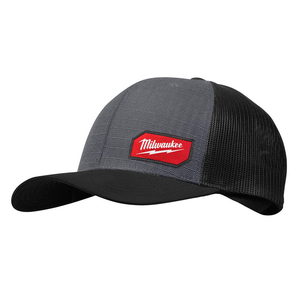 Milwaukee Tool 505G Work Hat Cotton, Polyester & Nylon,  Gray,  Size  Universal
