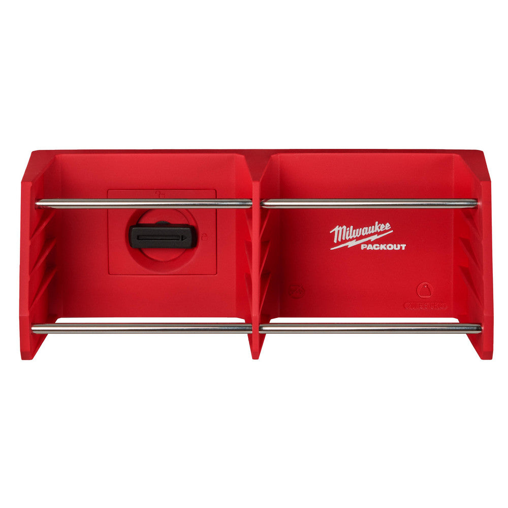 Milwaukee Tool 48-22-8340 Tool Case Battery Rack 4.75" Thick, 5" Wide, 9.5" High, 3.5" Deep, Polymer & Steel