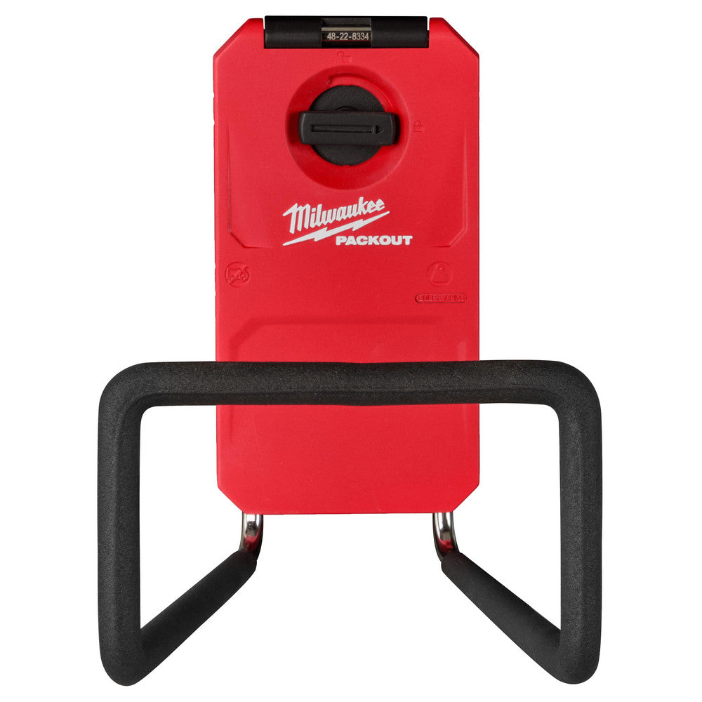 Milwaukee Tool 48-22-8332 Tool Case Storage Hook 3.75" Thick, 9" Wide, 3.5" High, 8" Deep, Polymer & Steel