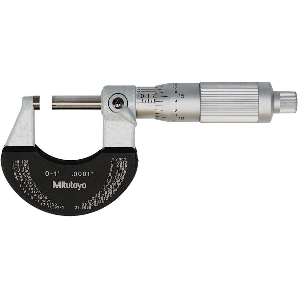 Mitutoyo 102-329-10 Mechanical Outside Micrometer 1" Range, 0.0001" Graduation