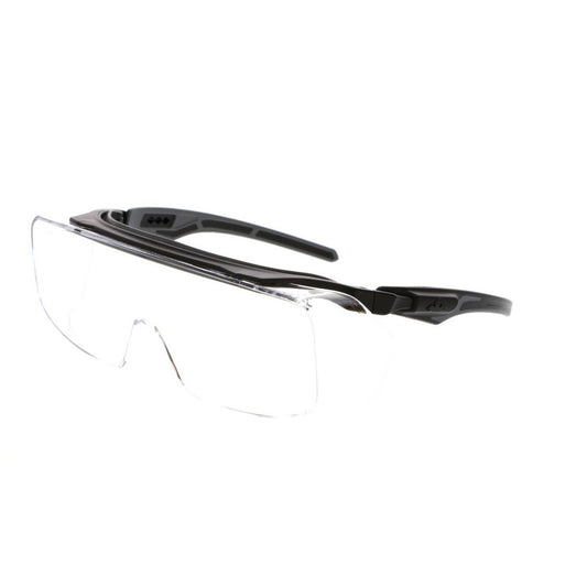 MCR Safety OG210PF Safety Glasses Anti-Fog, Polycarbonate, Clear Lenses, Half-Framed