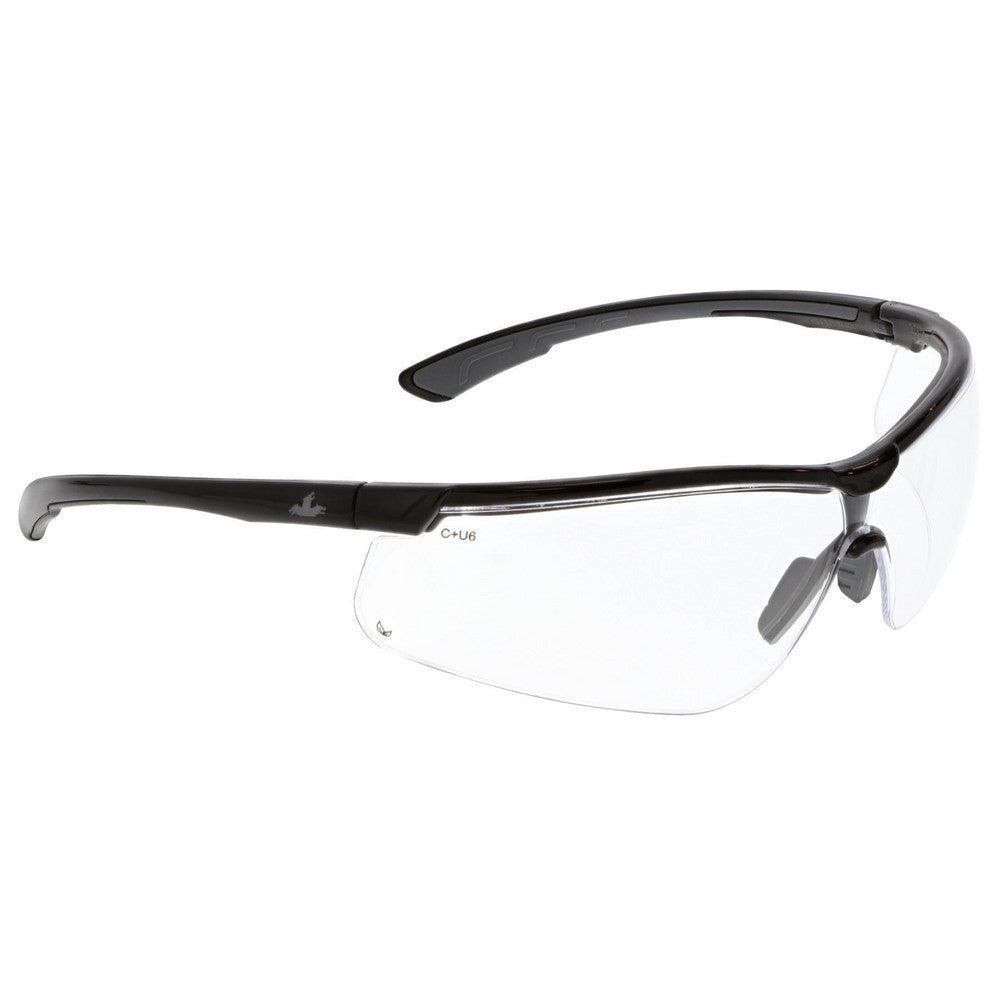 MCR Safety KD710AF Safety Glasses Anti-Fog, Polycarbonate, Clear Lenses, Half-Framed