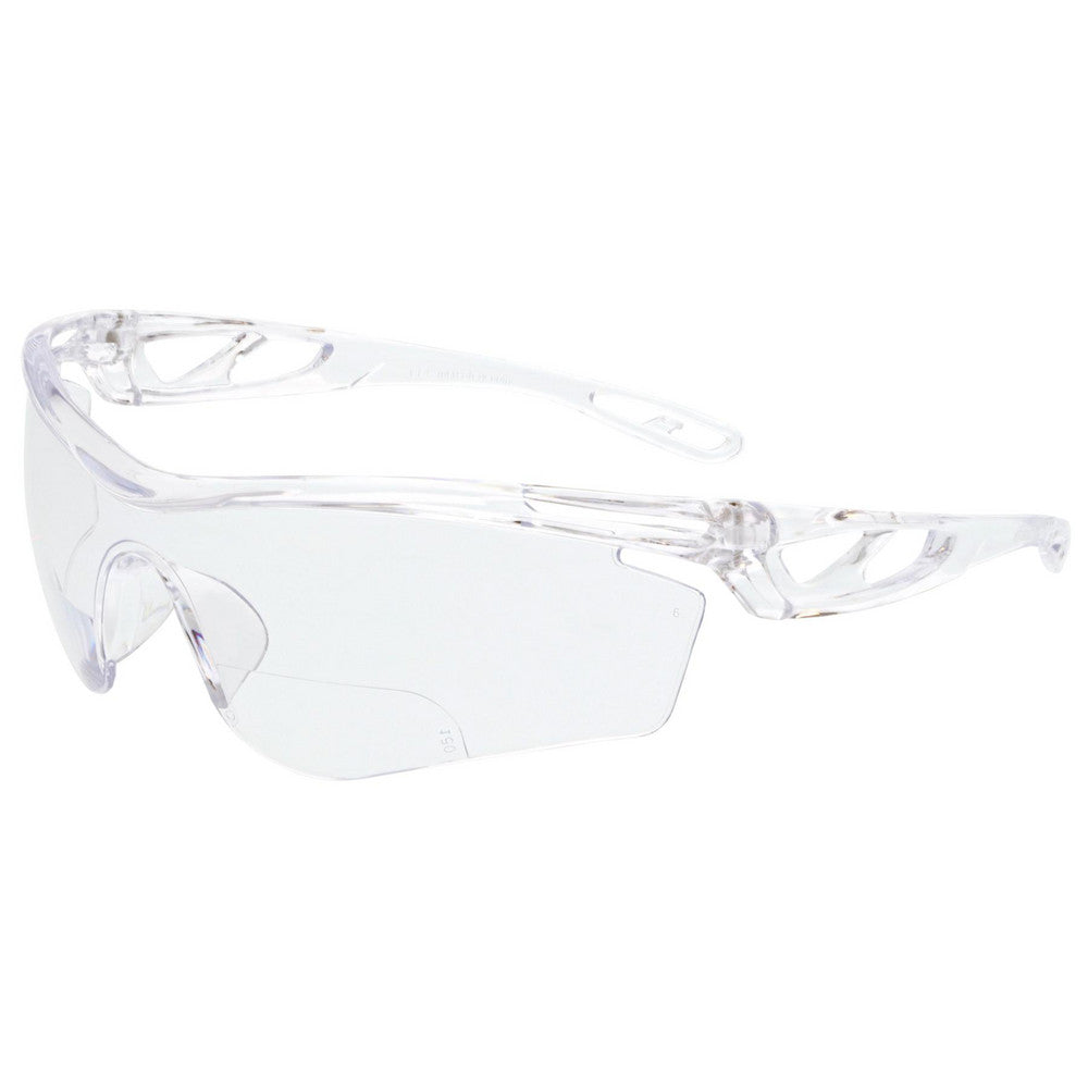 MCR Safety CL4H15PF Magnifying Safety Glasses 1.50, Clear Lenses, Anti-Fog, ANSI/ISEA Z87.1-2020