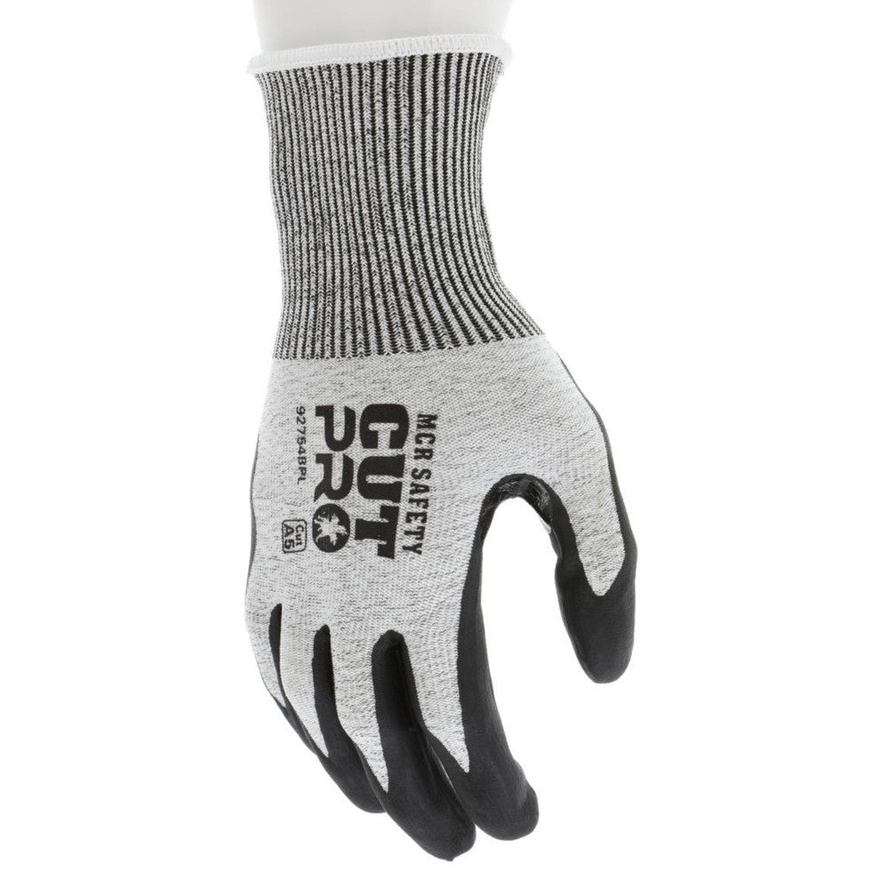 MCR Safety 92754BPL Cut, Puncture & Abrasion-Resistant Gloves Cut Pro 92754BP, Size Large, ANSI Cut A5, ANSI Puncture 3, Bi-Polymer, HPPE