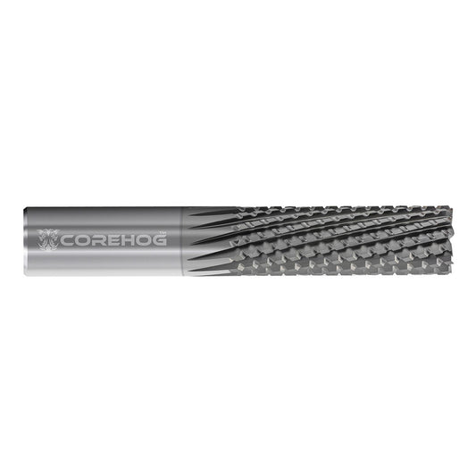 Corehog C87132 Diamond Pattern Router Bit 0.375" Dia, 1" LOC, 3" Shank Dia, Burr