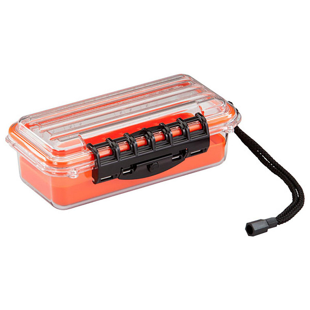 Plano Molding 145000 Small Parts Boxes & Organizers Product Type Storage Box  Lock Type Positive Snap  Width (Inch) 5  Depth (Inch) 3  Number of Dividers 0  Removable Dividers No