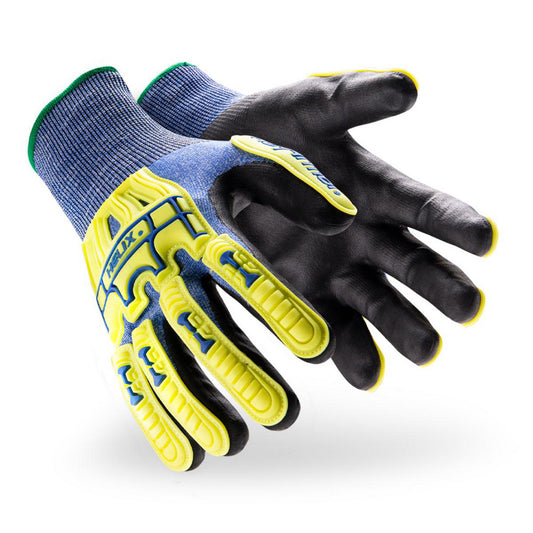 HexArmor 3015-L (9) Cut & Puncture Resistant Gloves Style Knit  Coating Material Nitrile  Coating Coverage Palm & Fingertips  Glove Type Cut, Puncture & Abrasion-Resistant  ANSI/ISEA Cut Resistance Level A2  Primary Material HPPE Blend