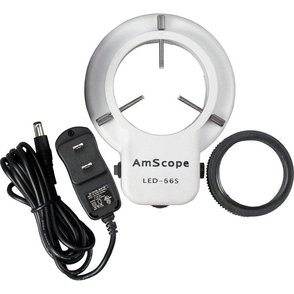AmScope LED-56S 56 LED Microscope Ring Light with Dimmer