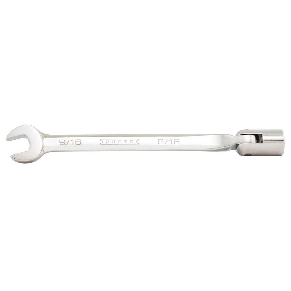 Proto J1270-18A Combination Wrench 9/16" Head Size, 15 deg Offset
