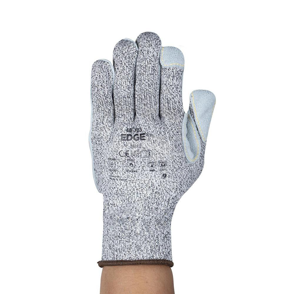 Ansell 48703110 Series 48-703 Cut, Puncture & Abrasive-Resistant Gloves 2X-Large, ANSI Cut A4, ANSI Puncture 4, HPPE Lined, Fiberglass Blend