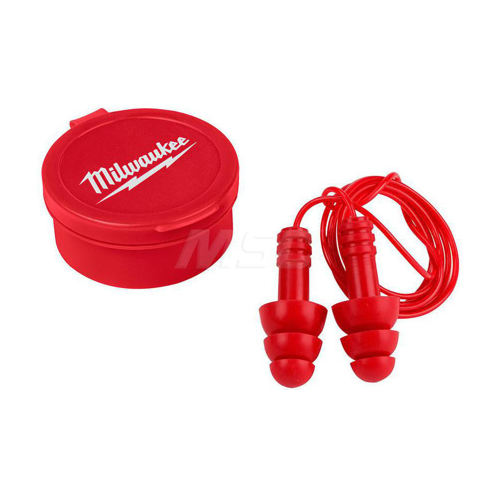 Milwaukee Tool 48-73-3151 Earplug 26dB, Foam, Cone, Push-In Stem, Corded