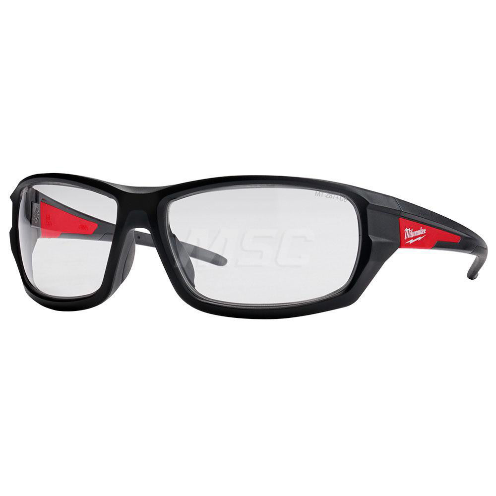 Milwaukee Tool 48-73-2021 Safety Glass Anti-Fog & Anti-Scratch, Plastic, Clear Lenses, Full-Framed