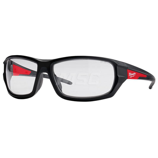 Milwaukee Tool 48-73-2021 Safety Glass Anti-Fog & Anti-Scratch, Plastic, Clear Lenses, Full-Framed