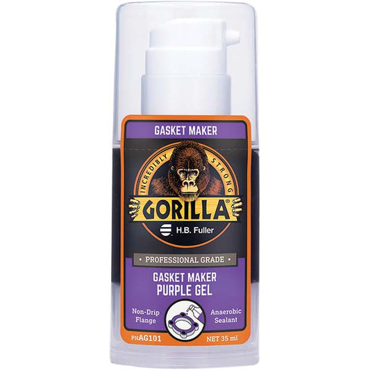 GorillaPro AG101 Elastic Sealant 35 mL Pump Bottle, Purple, Anerobic