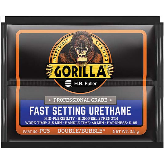 GorillaPro PU5-10 Two-Part Methacrylate 3.5 g, Foil Pack Adhesive