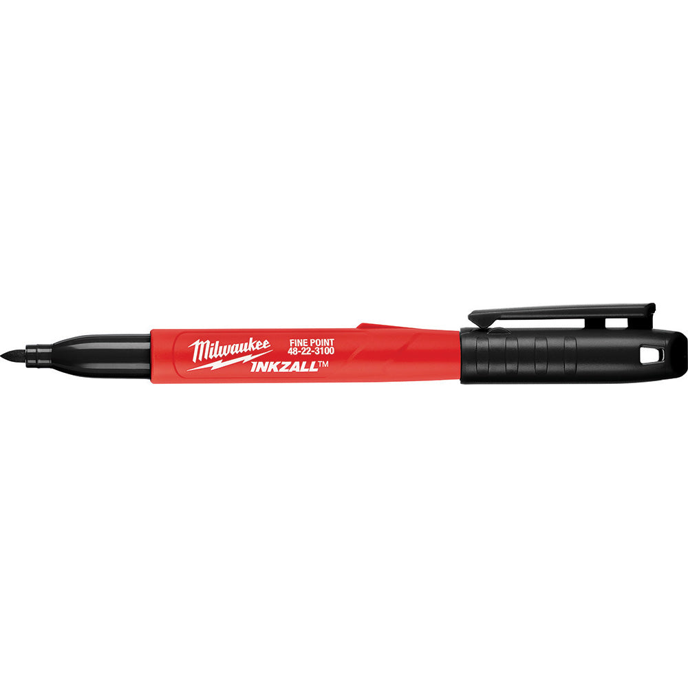 Milwaukee Tool 48-22-3209 UV Marker Black, AP Non-Toxic, Fine Point