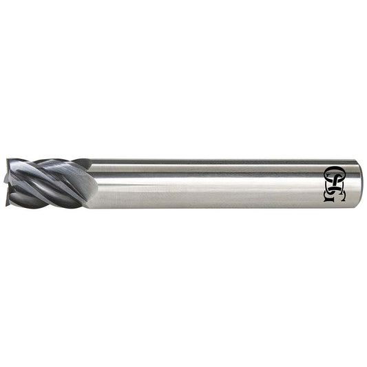 OSG VGM5-1023 VGM Corner Radius End Mill 3/16" Dia, 15/64" LOC, 0.0300" Radius, 5 Flute, Solid Carbide