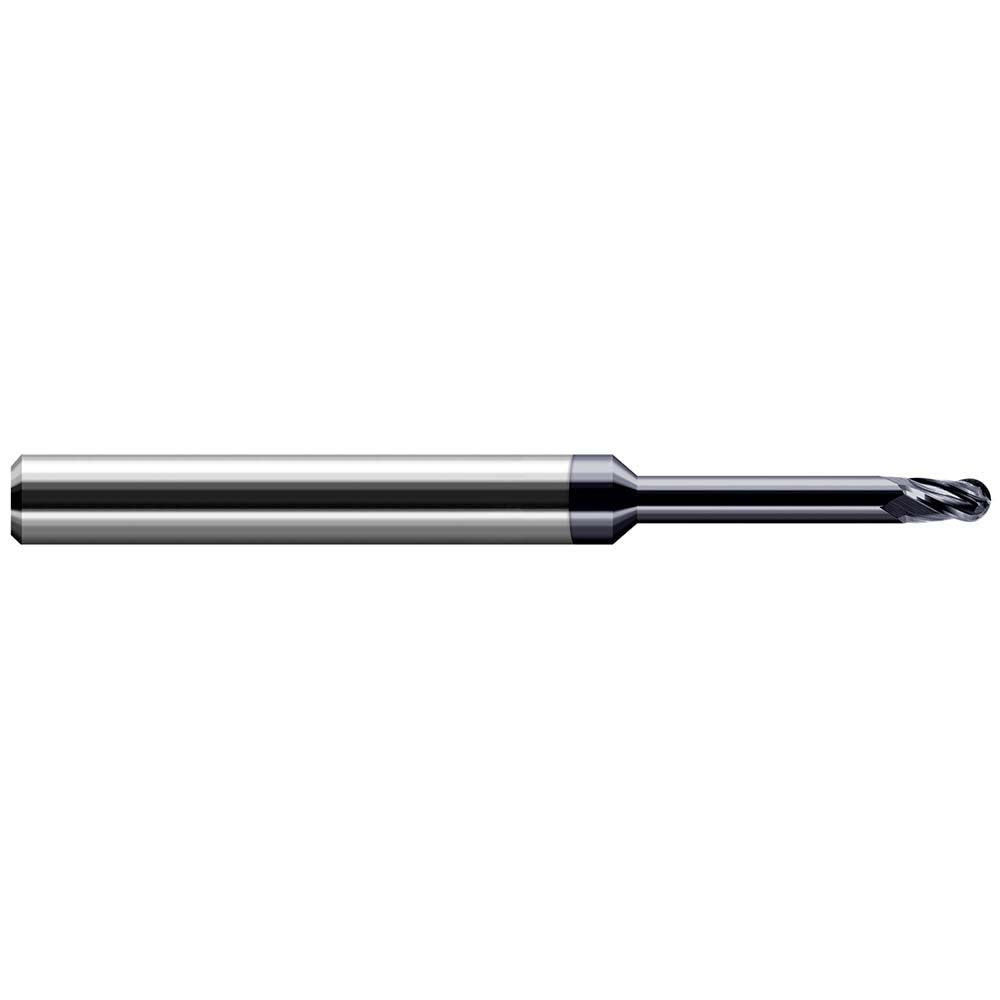 Harvey Tool 56178-C6 Ball End Mill 0.0780" Dia, 0.1170" LOC, 4 Flute, Solid Carbide