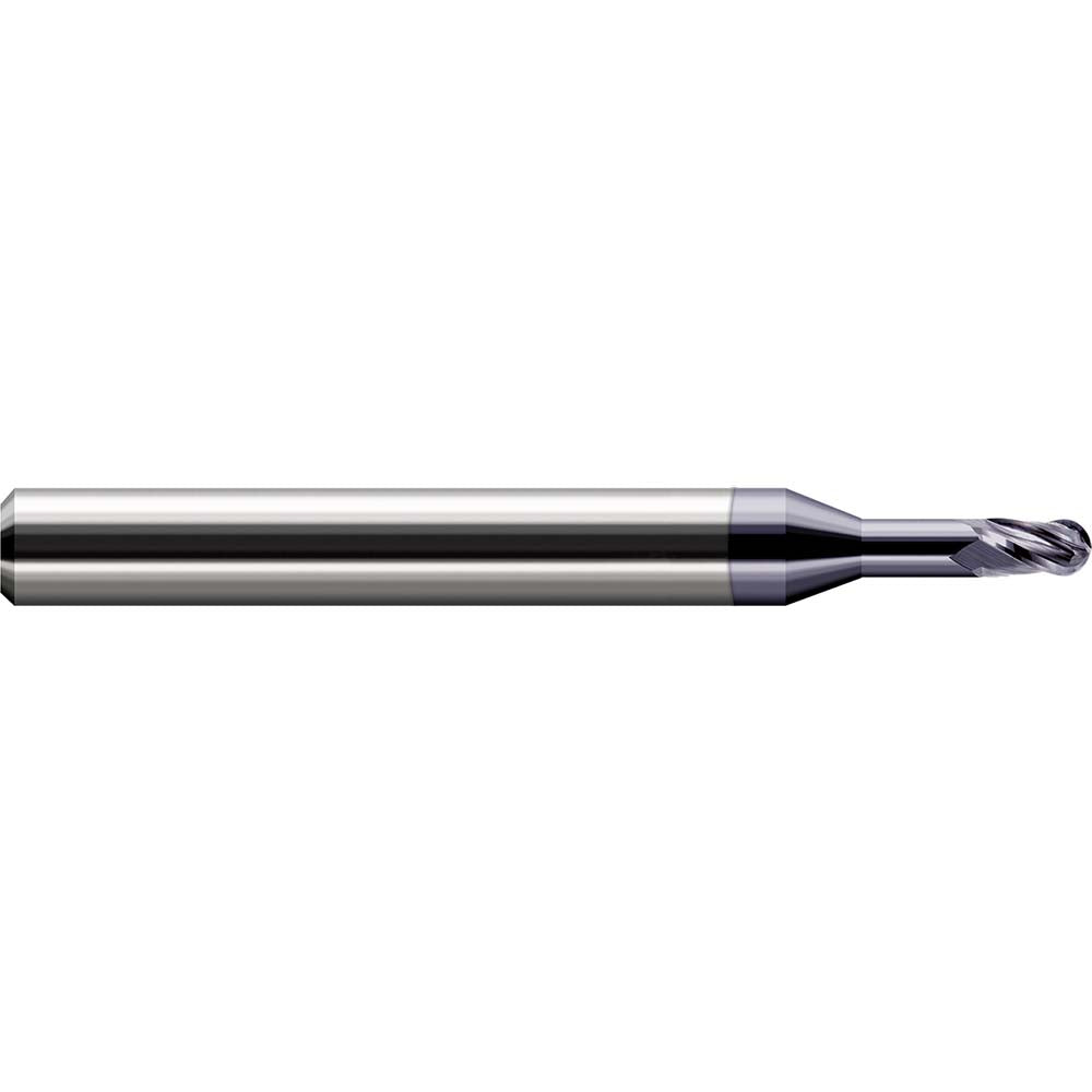 Harvey Tool 844462-C3 Ball End Mill 0.0620" Dia, 0.0930" LOC, 3 Flute, Solid Carbide