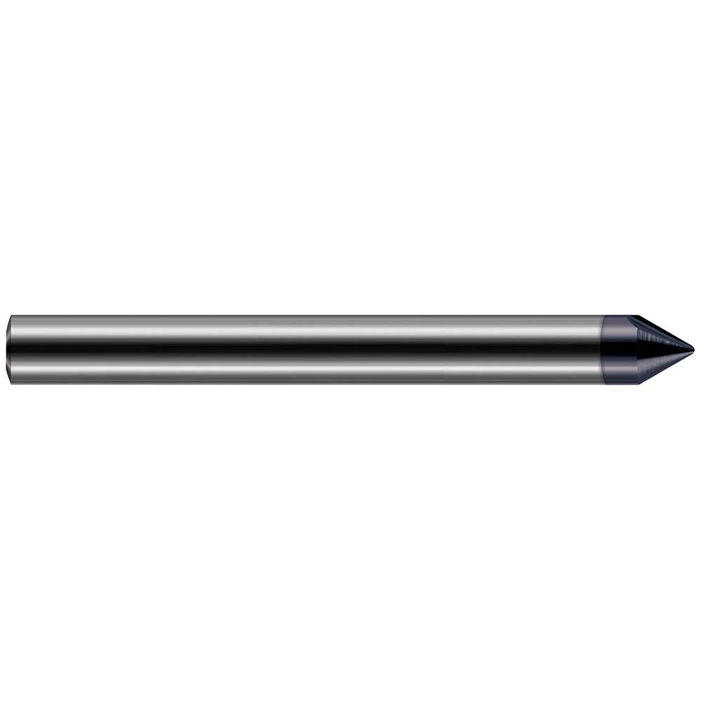 Harvey Tool 860016-C6 Engraving Cutter 60 &deg, 1/4" Dia, Tip Radius Point, Solid Carbide